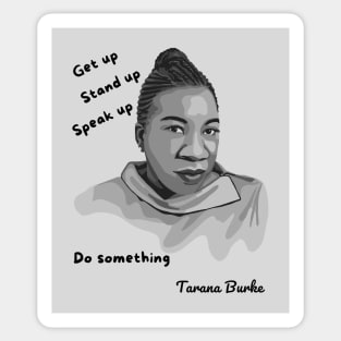 Tarana Burke Portrait and Quote Sticker